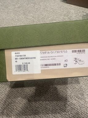 Gucci original GG sling back loafer size 40